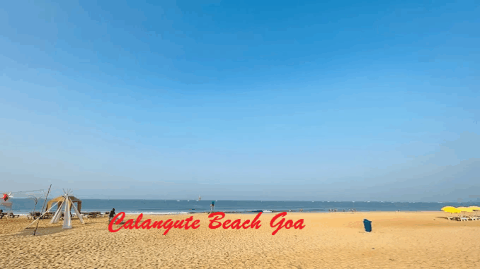 Calangute Beach Goa in Hindi