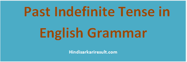 http://www.hindisarkariresult.com/past-indefinite-tense/